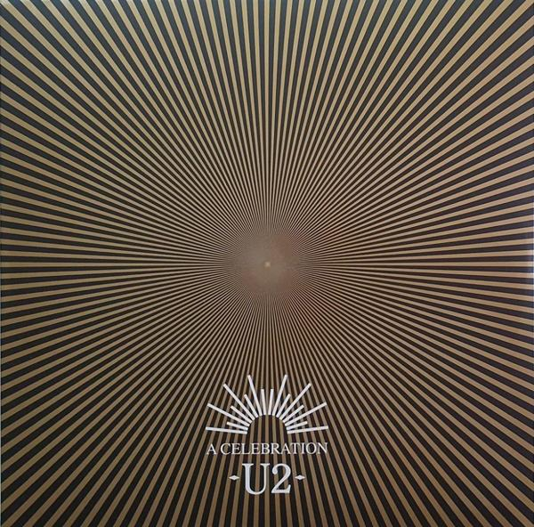 Gold- und schwarzes Albumcover mit radialen Linien und Bandnamen.