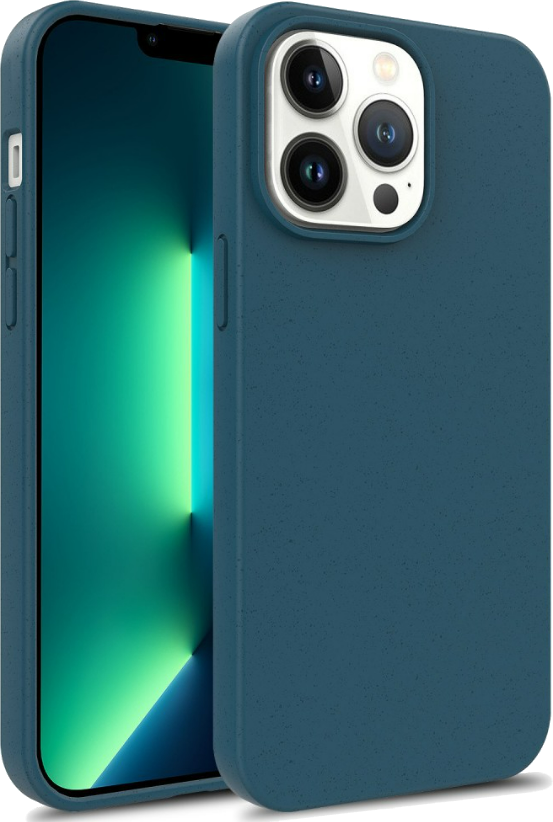 CASE AND PRO GoGreen iPhone 14 Pro Max újrahasznosított szilikon tok, kék (GREENIPH1467PMBL)