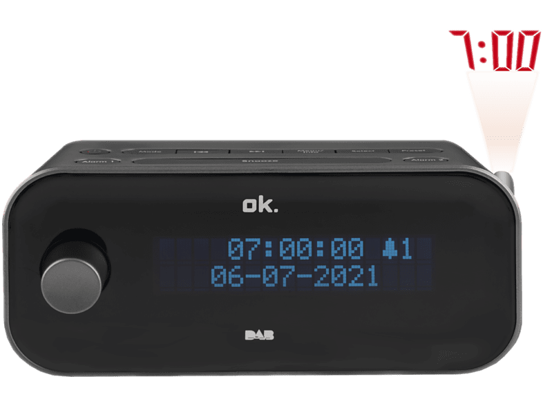 OK. OCR 170PR DAB+ Zwart