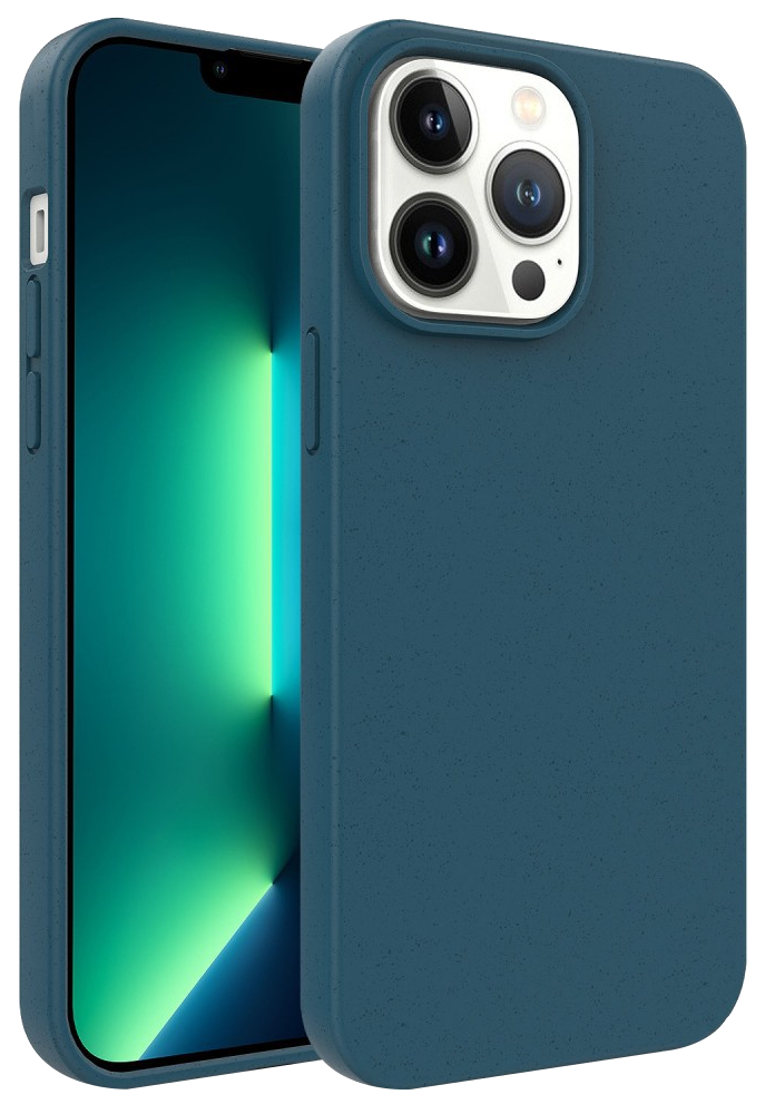 CASE AND PRO GoGreen iPhone 14 újrahasznosított szilikon tok, kék (GREEN-IPH1461-BL)