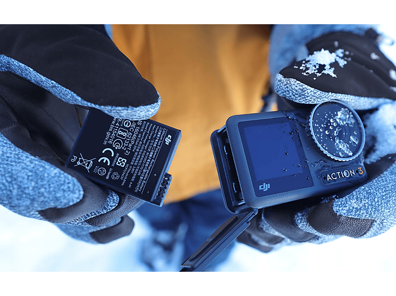 DJI Osmo Action 3 Extreme, Akku, Schwarz