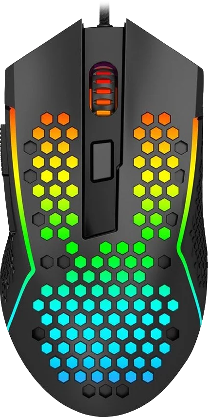 REDRAGON Reaping Elite vezetékes optikai gaming egér, RGB, fekete (M987P-K)
