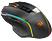 REDRAGON Enlightment vezeték nélküli optikai gaming egér, RGB, Nano vevőegység, fekete (M991-RGB)