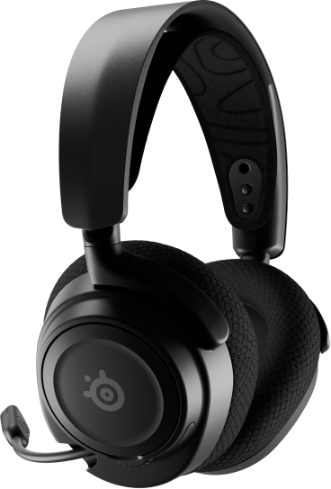 STEELSERIES Arctis Nova 7 vezeték nélküli gaming fejhallgató mikrofonnal, 2,4GHz + BT, USB-C, fekete (61553)