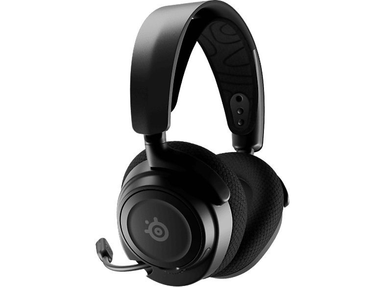 STEELSERIES Arctis Nova 7 vezeték nélküli gaming fejhallgató mikrofonnal, 2,4GHz + BT, USB-C, fekete (61553)