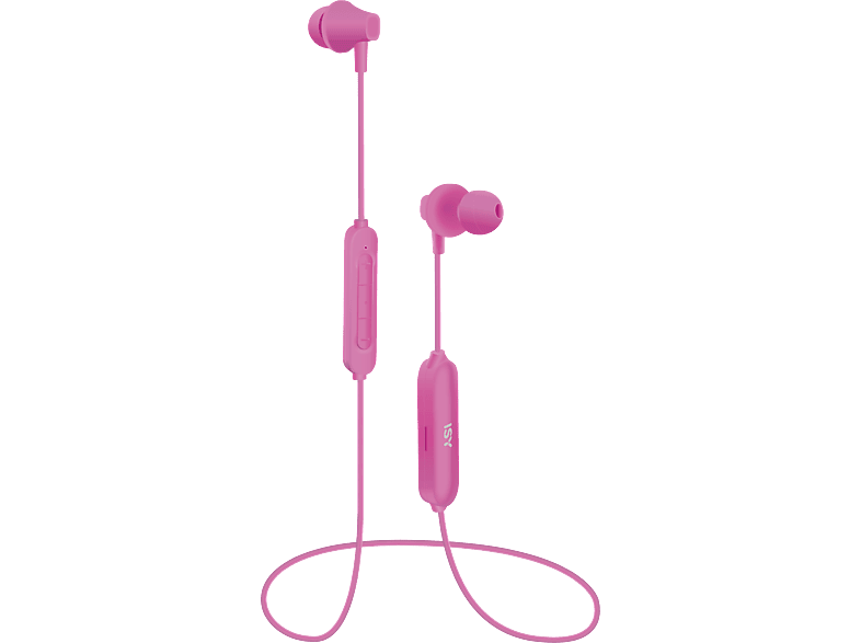 Kopfhörer IBH-3001-1-PK, ISY Pink In-ear Bluetooth