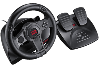 R2 NSW Racing Wheel - Volante da corsa con pedali (Nero)