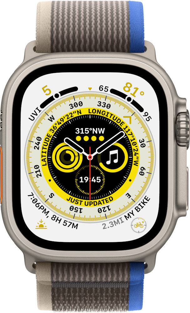 APPLE Armband voor Apple Watch 44-45-49 mm Trail M/L (MQEK3ZM/A)