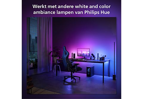 PHILIPS HUE Play Gradient Lightstrip Pc-monitor 24-27 inch Wit en Gekleurd Licht