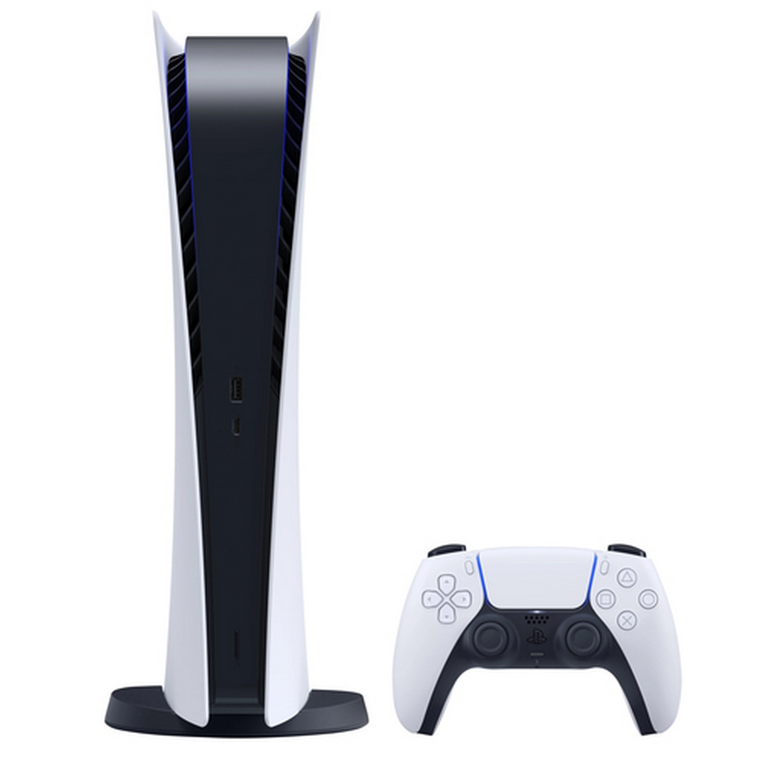 Consola - Sony PS5 Digital Edition, AMD Ryzen Zen 2, 16GB RAM, 825GB SSD, 4K, HDR, Wi-fi 6, Bluetooth 5.1, Blanco