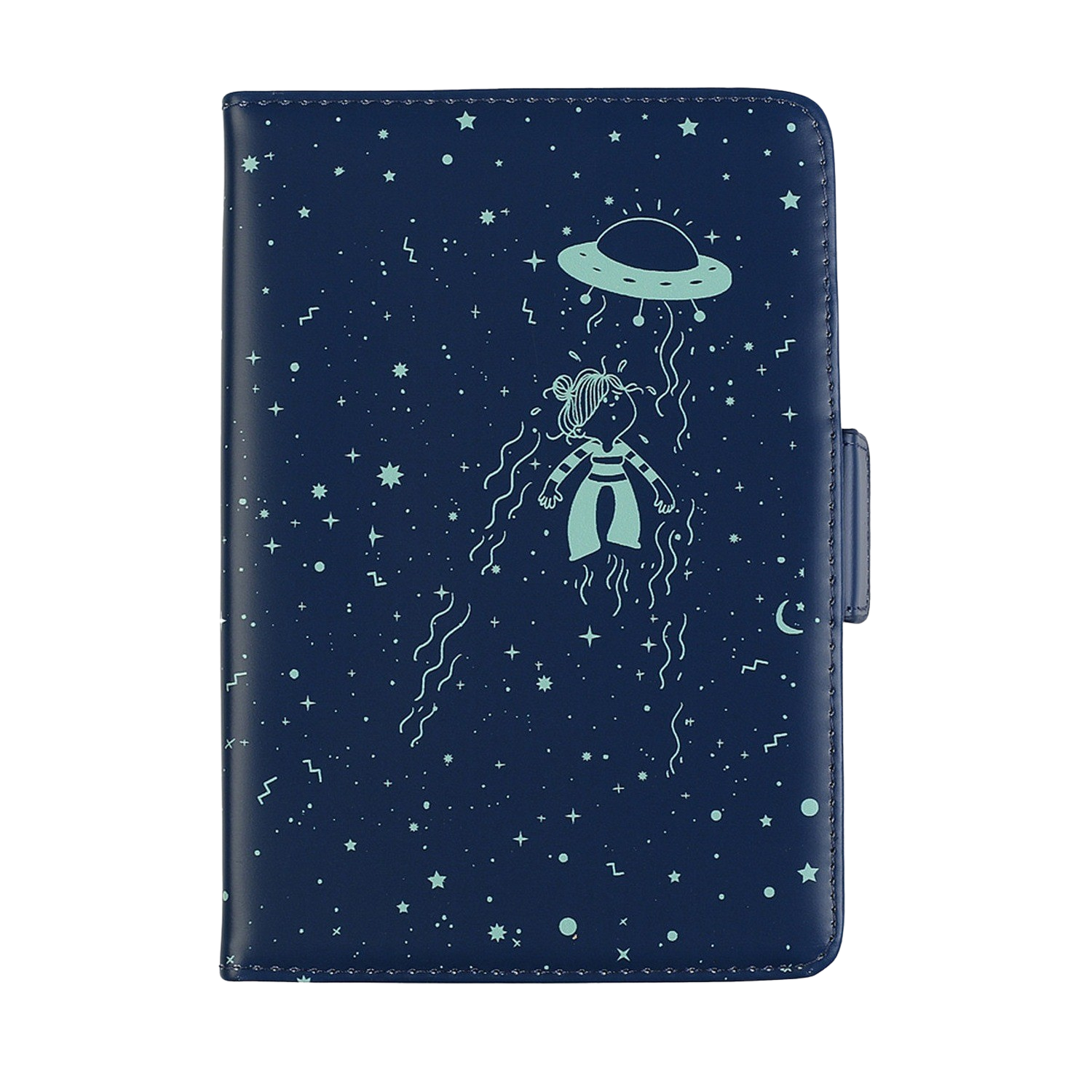 Funda eReader - La Volátil Ovni, Para eBook de 6", Tipo libro, Azul