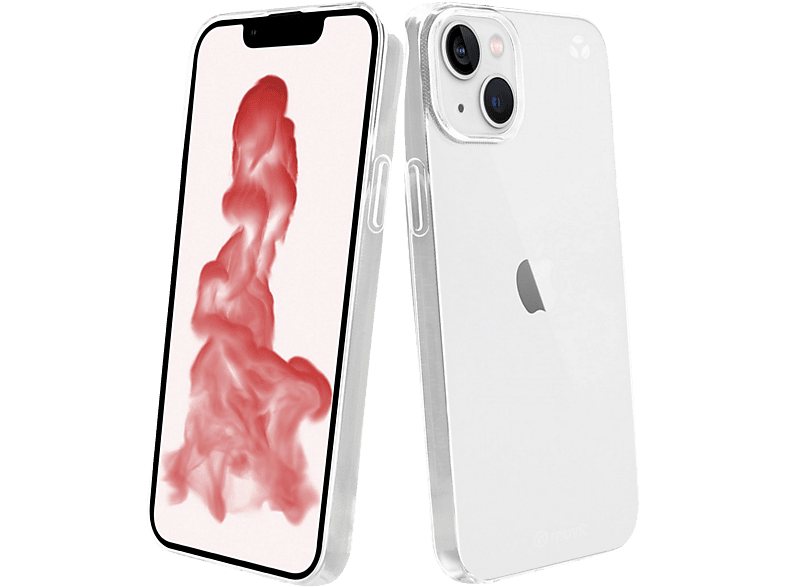 Funda móvil - Muvit Recycletek, Para Apple iPhone 14 Max, TPU, Trasera, Transparente