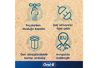 ORAL B D103 Vitality Pro Cross Action Şarjlı Diş Fırçası Siyah_5