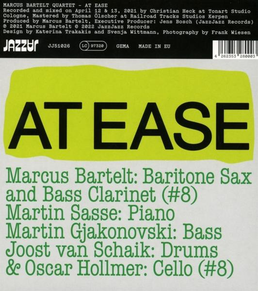 Marcus Quartet Bartelt - At Ease  - (CD)
