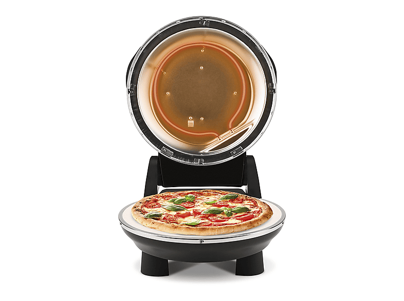 G3FERRARI G1003210 Napoletana Pizzaofen mit 2 Pizzasteinen, Schwarz, 1200W — Foto 2 von 5