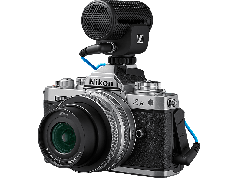 NIKON Z FC Vlog Aynasız Fotoğraf Makinesi Gümüş_2