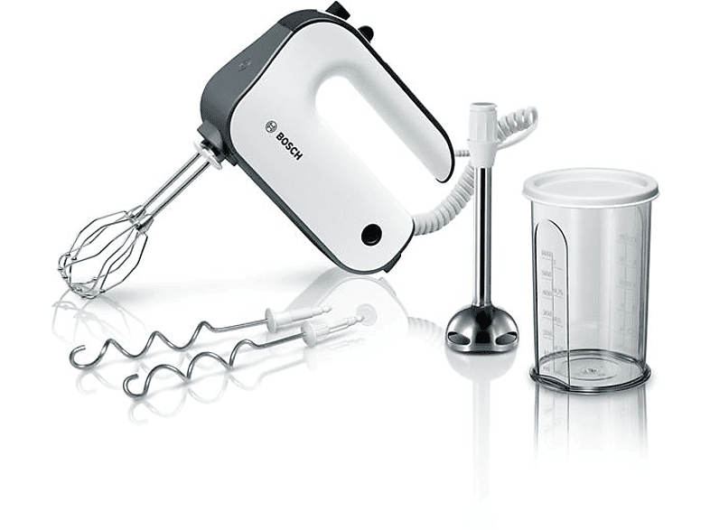 Bosch MFQ49700 Handrührer, MFQ4, 850 W, Weiß Handmixer (Weiß, 850 Watt)