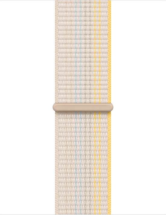 APPLE Bracelets pour Apple Watch 38-41 mm Starlight Sport Loop (MPL73ZM/A)