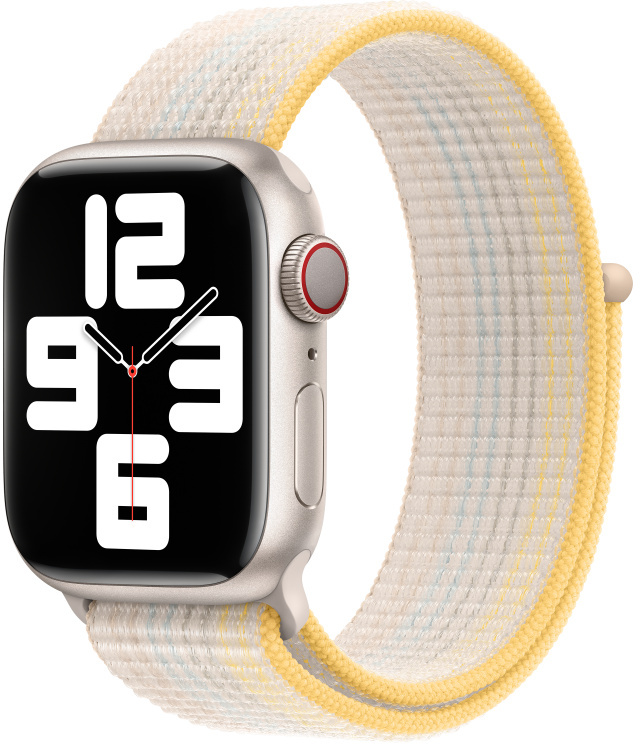 APPLE Bracelets pour Apple Watch 38-41 mm Starlight Sport Loop (MPL73ZM/A)
