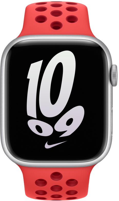 APPLE Armband voor Apple Watch 42-49 mm Bright Crimson/Gym Red Nike Sport Band (MPHA3ZM/A)