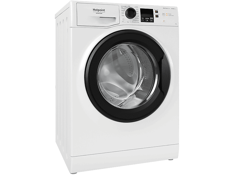 Hotpoint Nf825Wk IT Lavatrice, Caricamento frontale, 8 kg, 60,5 cm, Classe B