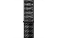 APPLE Bracelet pour Apple Watch 38-41 mm Black/Summit White Nike Sport Loop (MPHW3ZM/A)