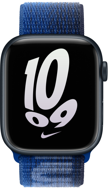 APPLE Armband voor Apple Watch 42-49 mm Royal/Midnight Navy Nike Sport Loop (MPJ33ZM/A)