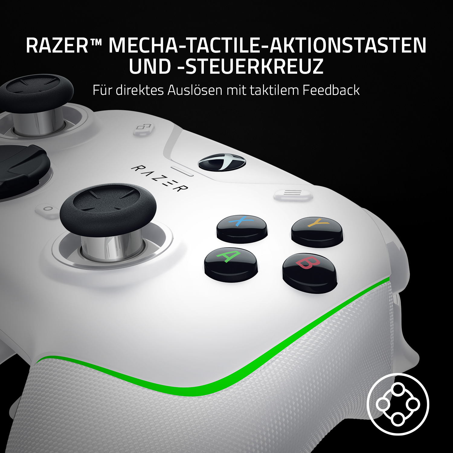 RAZER Wolverine V2 Chroma Controller Xbox Weiß One, Series Xbox X für