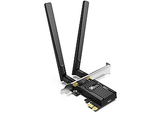 TP LINK AX3000 Wi-Fi 6 PCIe vezeték nélküli hálózati adapter + Bluetooth 5.2, fekete (Archer TX55E)