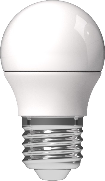 AVIDE LED Globe Mini G45 gömb izzó, 4.5W E27, 150 ° 470lm, WW 3000K (ABMG27WW-4.5W)