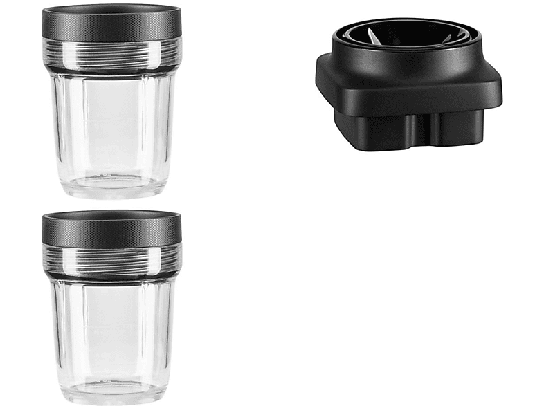 KITCHENAID 5KSB2040BBB Mixbehälter Transparent/Schwarz