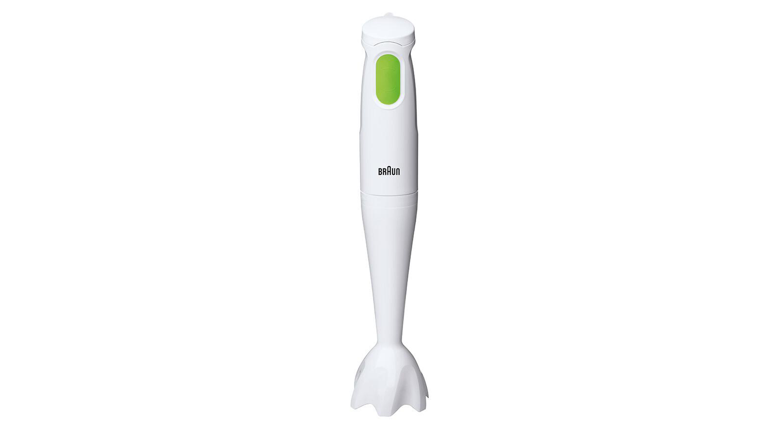 BRAUN MultiQuick 1 MQ 100 Soup Stabmixer Weiß/Grün (450 Watt, 0.6 Liter (Messbecher))