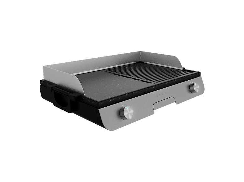Barbacoa - Cecotec PerfectRoast 3000 Inox, Eléctrica, W, 6 Niveles Potencia, Temp Dual, Plata