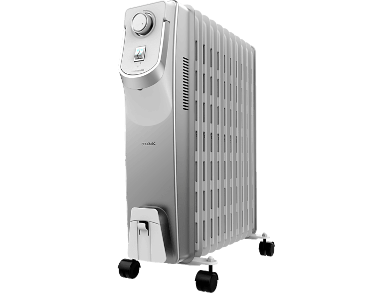 Radiador - Cecotec ReadyWarm 11000 Space 360º, 11 Elementos, de Aceite, 2500 W, 3 Niveles, Blanco