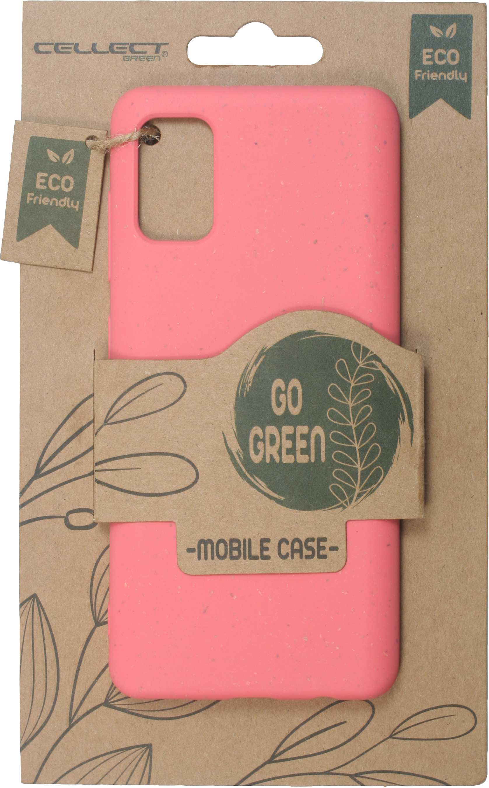 CASE AND PRO GoGreen iPhone SE 2022/2020/8/7 újrahasznosított tok, piros (GREEN-IPHSE22-R)