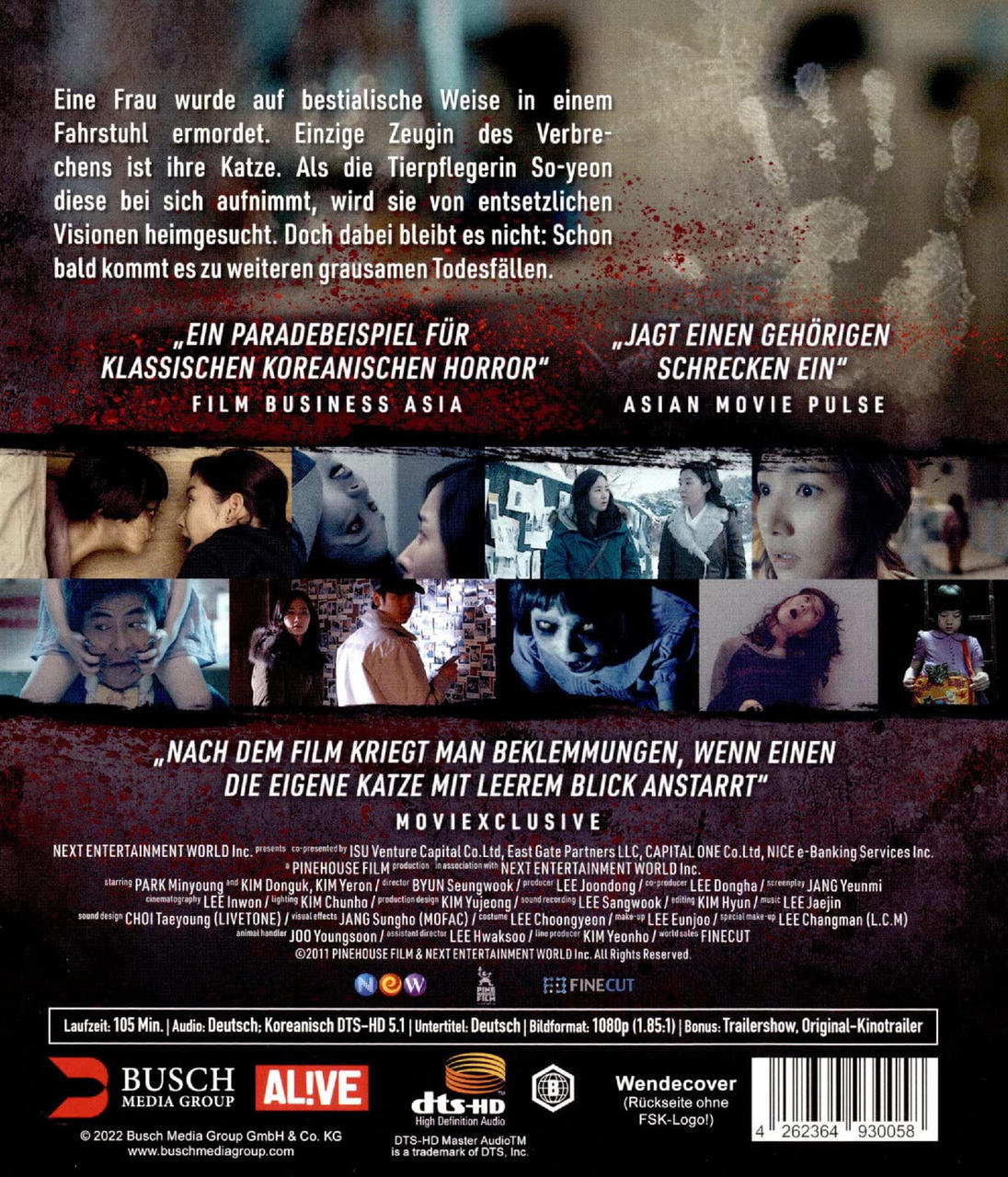 DVD-Cover mit Filmszenen, Text in mehreren Sprachen und einem Filmfirmenlogo.