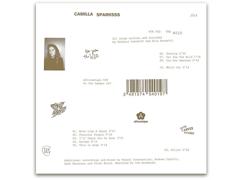 Camilla Sparksss - For You The Wild  - (Vinyl)