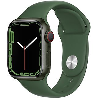 APPLE Watch Series 7 GPS+Cellular 41mm in alluminio verde - Sport trifoglio