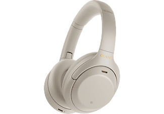 SONY WH-1000XM4 - Bluetooth Noise Cancelling-Kopfhörer (Over-ear, Silber)