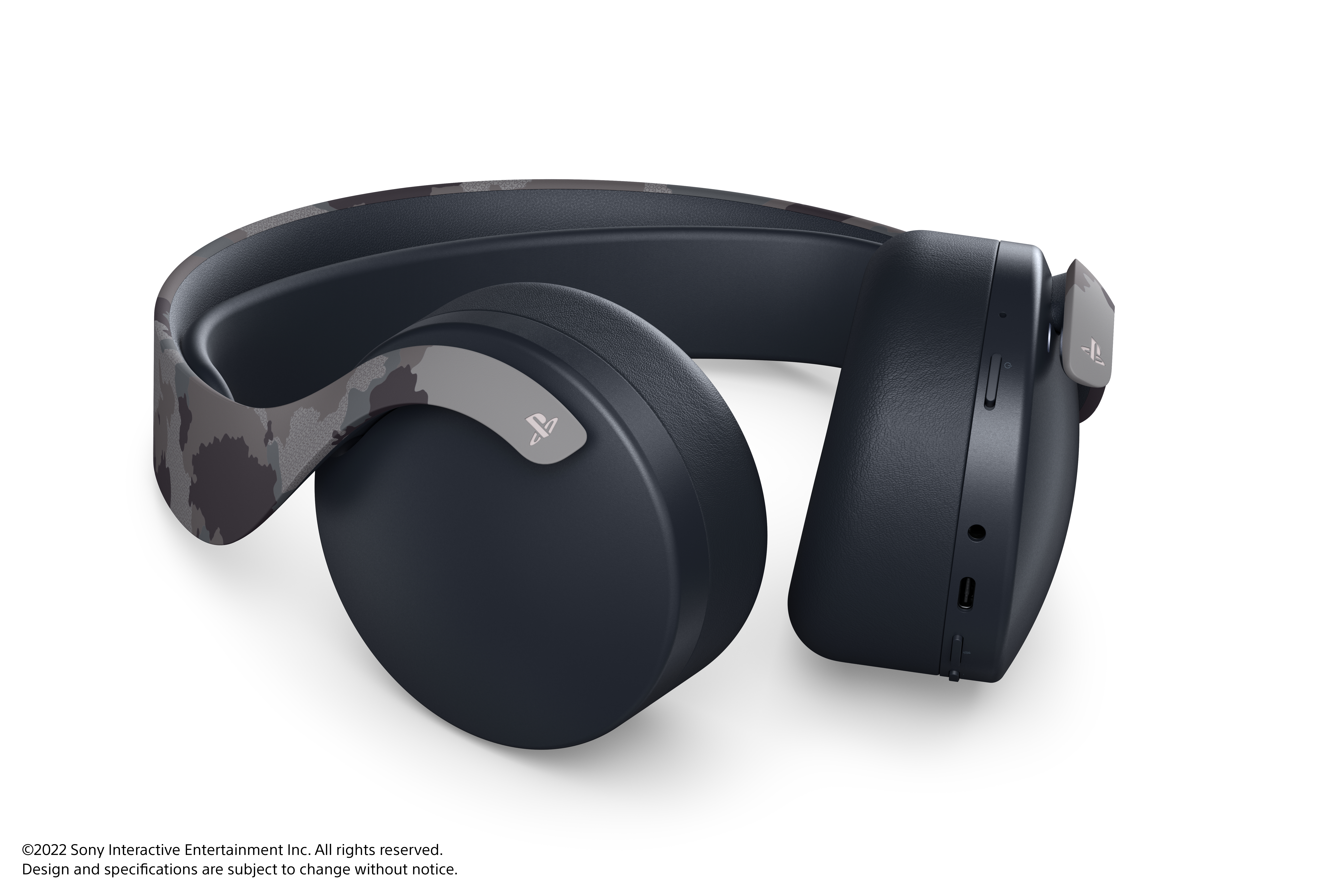 SONY PULSE Headset Bluetooth Over-ear 3D™, Grau/Camouflage Gaming