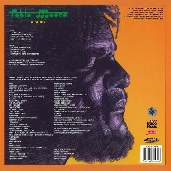 Pablo Moses - A Song (Remastered)  - (Vinyl)