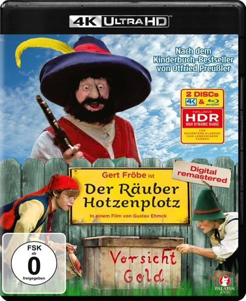 DVD-Hülle: 'Der Räuber Hotzenplotz'. Ein Mann mit großem Hut hält eine Waffe.