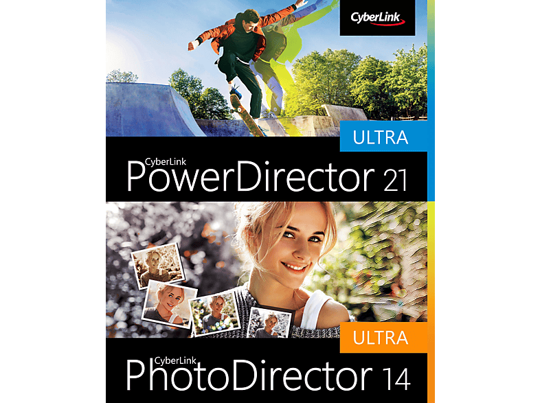 CyberLink PowerDirector 21 & - PhotoDirector [PC] 14 Ultra Ultra