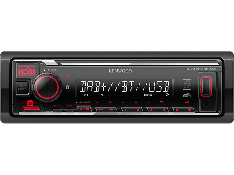 Kenwood Autoradio Bluetooth Dab+ (kmm-bt408dab)