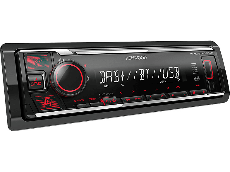 Kenwood Autoradio KMM-BT408DAB Digital Media Receiver mit DAB+ und Bluetooth — Foto 2 von 3