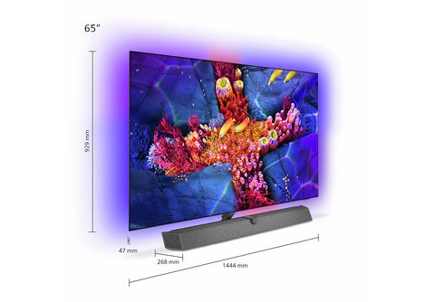OLED TV PHILIPS 65OLED937/12 OLED TV, cm, 11 MediaMarkt 164 65 TV™ TV Ambilight, 4K, Android Zoll (Flat, / OLED (R)) SMART 