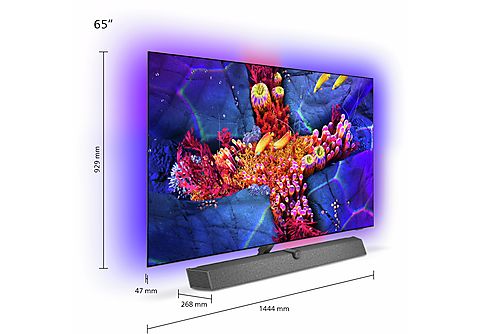 OLED TV PHILIPS 65OLED937/12 OLED TV (Flat, 65 Zoll / 164 cm, OLED 4K, SMART  TV, Ambilight, Android TV™ 11 (R)) | MediaMarkt