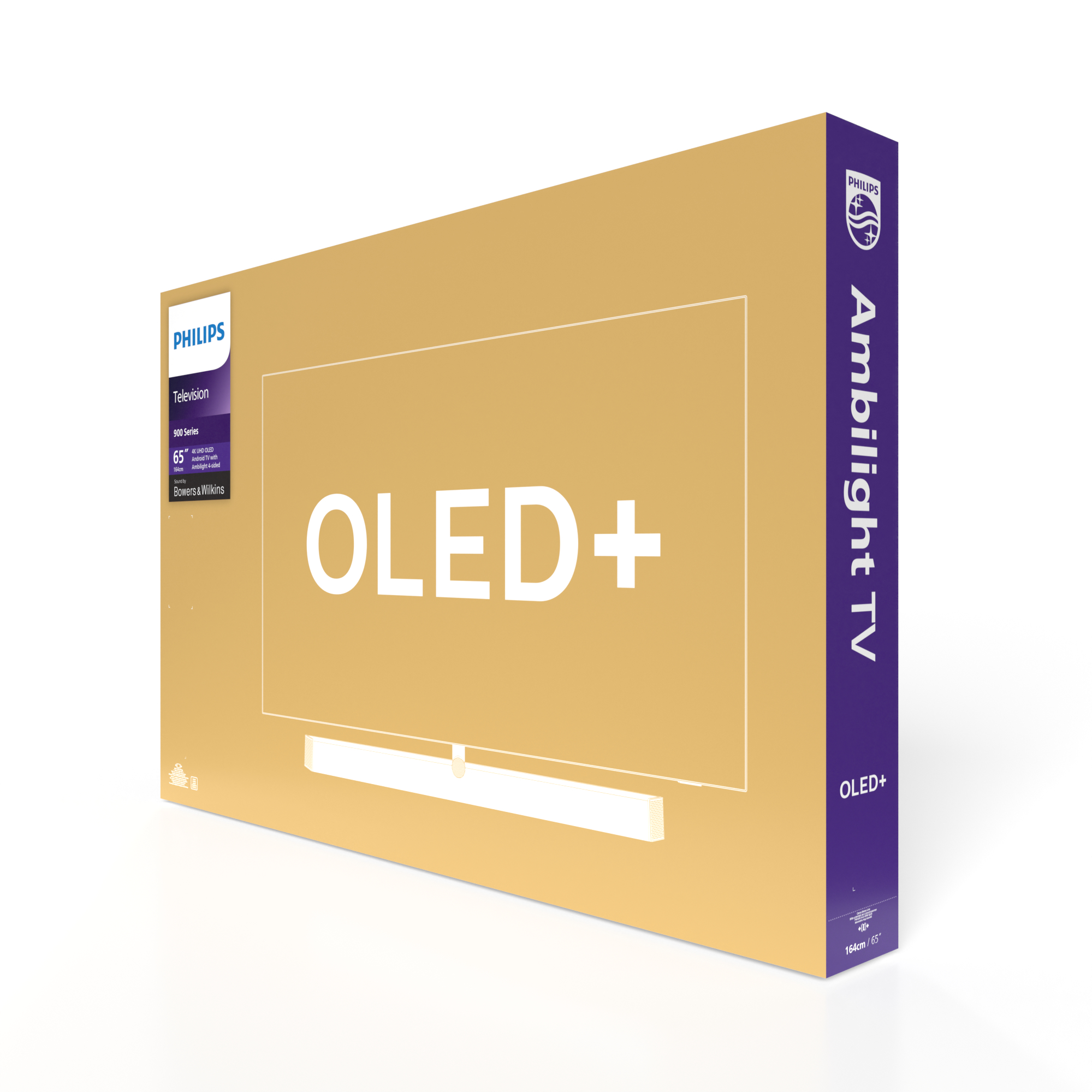 PHILIPS 65OLED937/12 OLED TV (Flat, 65 Zoll / 164 cm, OLED 4K, SMART TV, Ambilight, Android TV™ 11 (R))