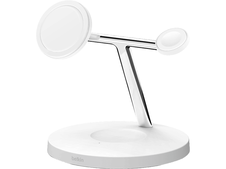 knijpen verdamping Knop BELKIN Belkin BoostCharge Pro 3-in-1 Wireless Charging Stand met MagSafe  Wit kopen? | MediaMarkt