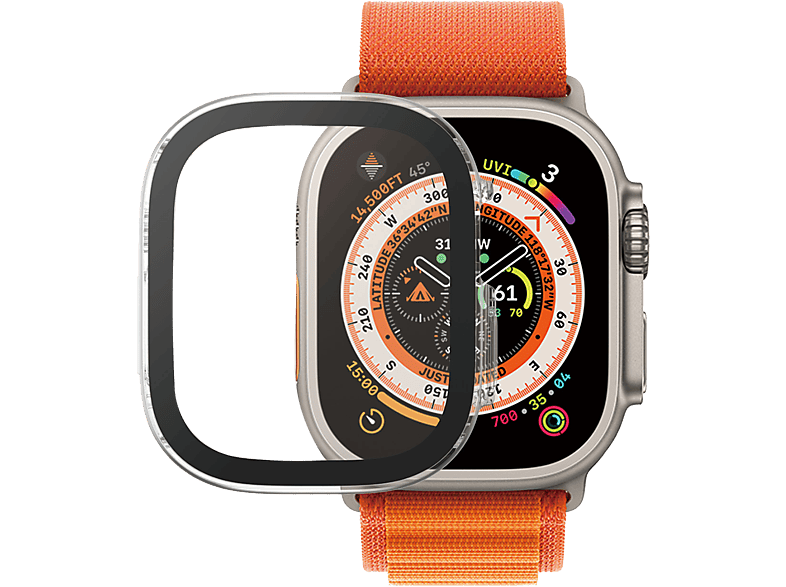 Panzerglass Full Body Screenprotector Voor Apple Watch Ultra 49 Mm Transparant